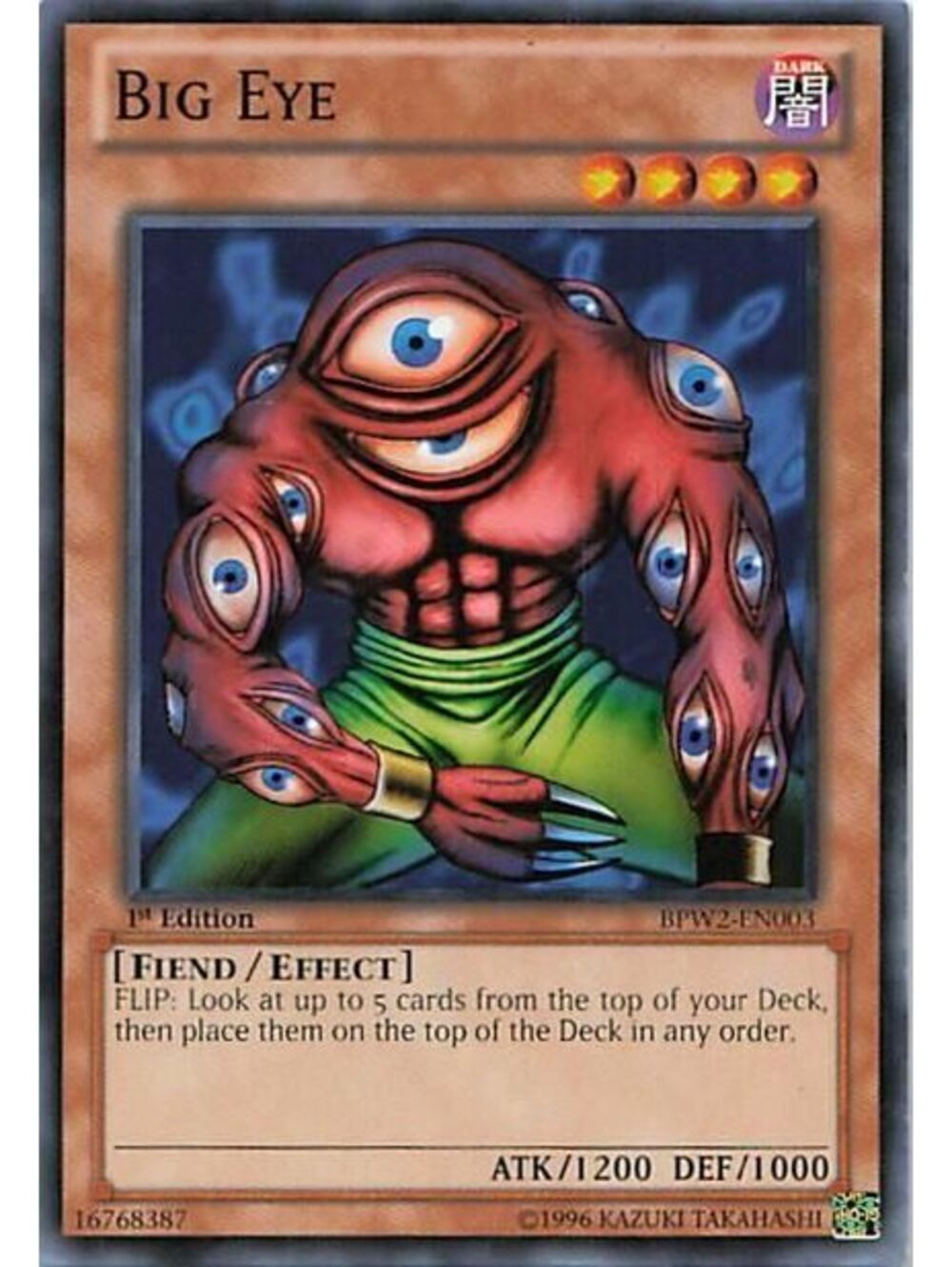 Yu-Gi-Oh! TCG 2023 Big Eye NM MRD-EN